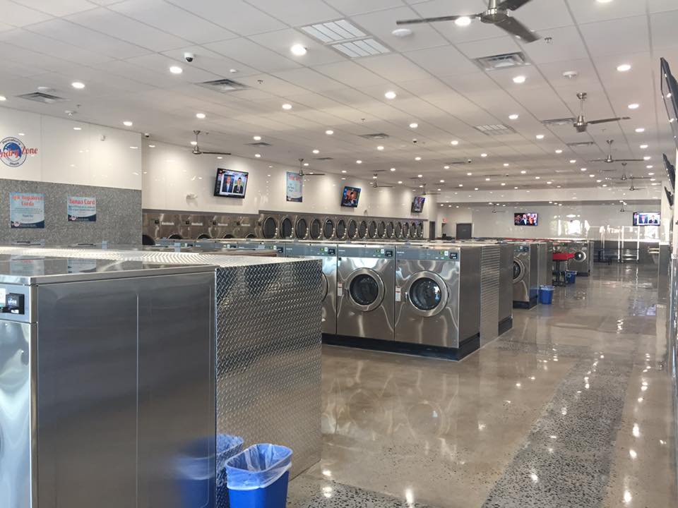Wide shot of the Laundry Zone